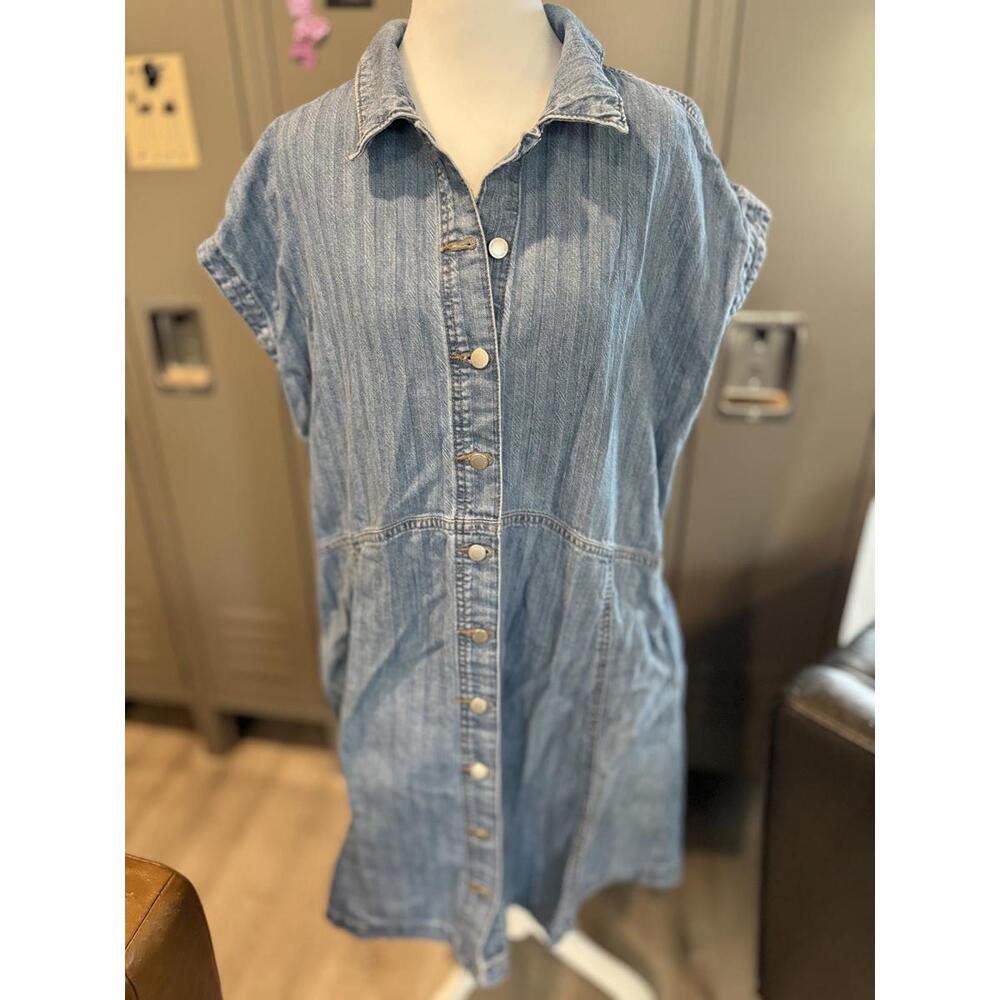 Universal Thread Denim Button-Up Dress-XL